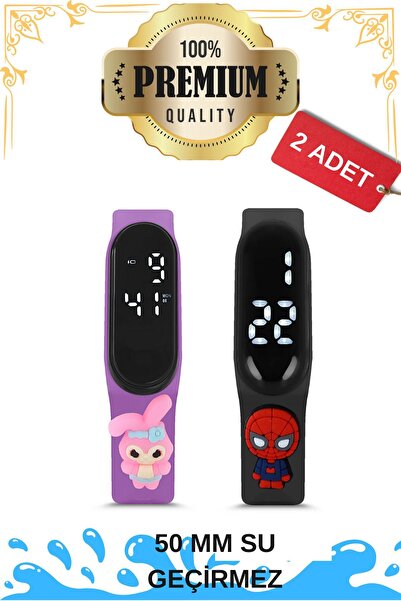 Zzla Dokunmatik Su Geçirmez Çocuk Kol Saati Figürlü 6566OLP