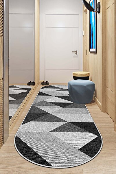 Lavita Home قاعدة قابلة للغسل في الغسالة وغير قابلة للانزلاق ومقاومة للبقع، قاعدة قطع بيضاوية لتزيين المنزل