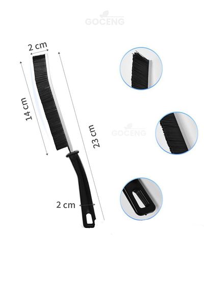 GOCENG Multi-Purpose Fine Cleaning Brush Grout Bathroom Kitchen Sink Detail Cleaning Brush 3 PCS