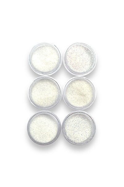 RNK BEAUTY Nail Art Süsleme Sedefli Sim Seti 6'lı