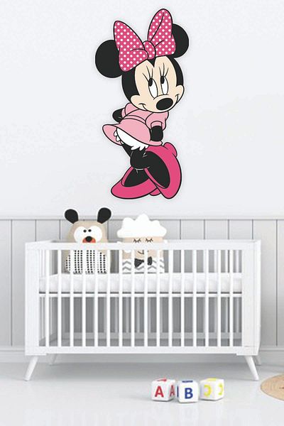 Sepet Yıldızı Autocolant de perete Minie Mouse 40x80 Cm