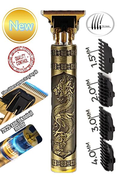 caddeoutlet 2024 N-9226 New Dragon Profesyonel Saç Sakal Ense Çizim Tüm Vücut...