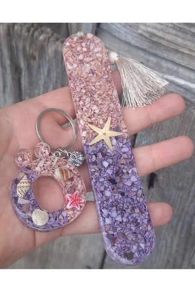 KUZEY WORKSHOP EPOKSİ KİTAP AYRACI VE ANAHTARLIK SETİ