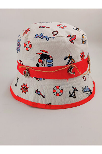 Shuttle Park Unisex Quality Fashion Kids Sea Fisher Pamuk Bez Fötr Yazlık Çoc...