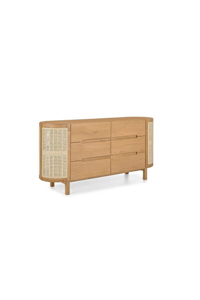 Latanwood Retreat Hazeranlı Ahşap Şifonyer