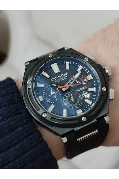 Quantum Hng1010 Silicone Cord Men's Wristwatch Function 1721