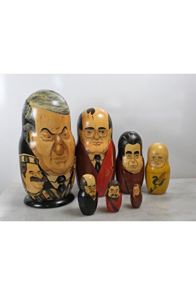 aliscoppershop Rus 1990lı yıllar Liderler Matruşka