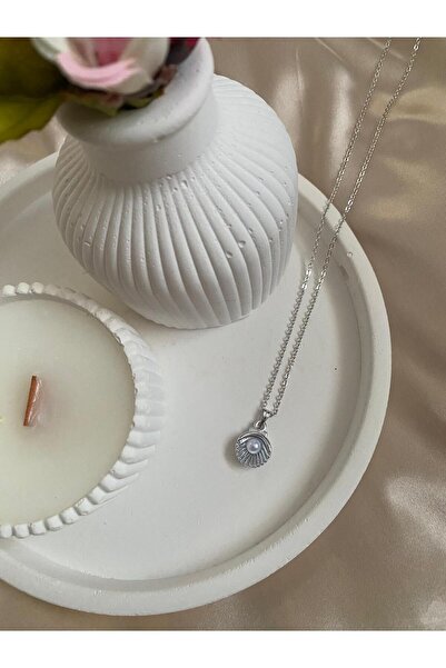 Judas Takı Women's Oyster Necklace with Pearls
