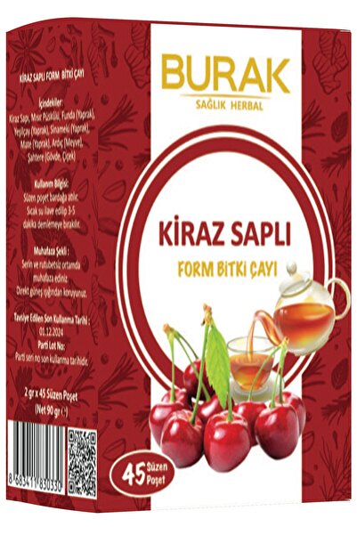 Burak Sağlık Herbal Kiraz Sapı Form Bitki Çayı