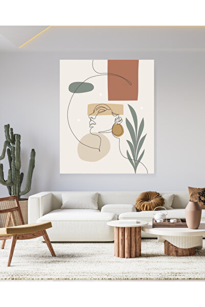 artvista Modern Minimalist Ev Dekorasyon Kanvas Duvar Tablo Çıtalı Kanvas
