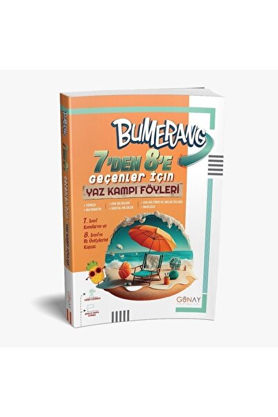 Günay Yayıncılık Günay 7'den 8'e Yaz Kampı Föyleri