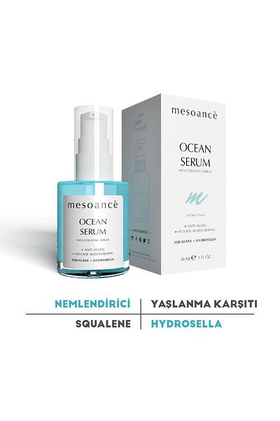Mesoance Ocean Skin Serum Intensive Moisturizing and Anti-Aging Hyaluronic Acid Serum - 30 ml