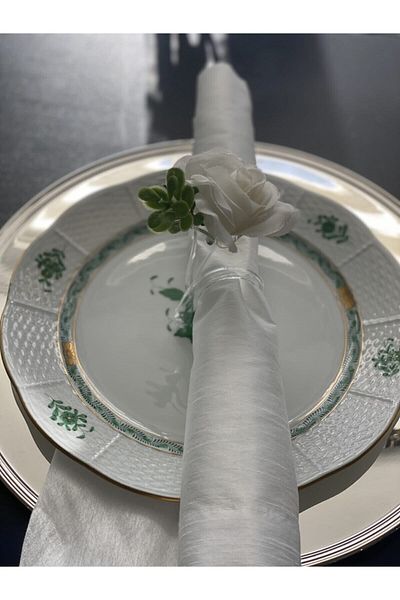 dekorasyon garajı Blown Glass Napkin Holder