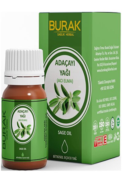 Burak Sağlık Herbal 20 مل سيج - زيت التفاح المر