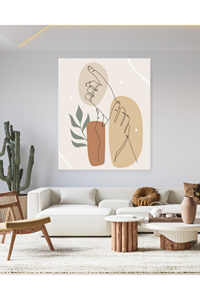 artvista Modern Minimalist Ev Dekorasyon Kanvas Duvar Tablo Çıtalı Kanvas