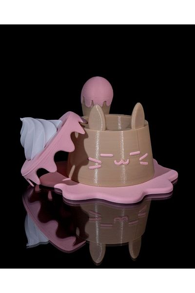 CESTOPİENO Cat Shaped Practical Model Cake