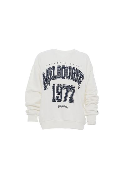 Quzu Print Detailed Sweatshirt