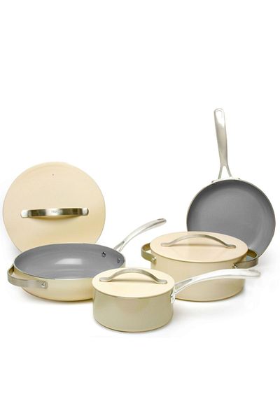 Bigatti 7 Piece Cookware Set - Cream with Ayla