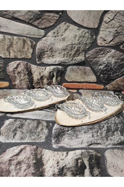 Turkuaz 6 Adet Küçük Boy Cam Reçellik, Kahvaltılık,şekerlk,sosluk