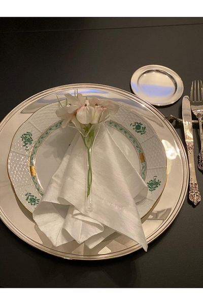 dekorasyon garajı Blown Glass Napkin Holder
