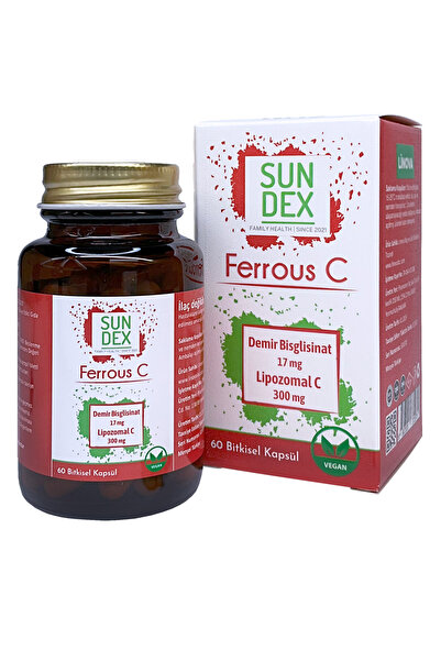 Sun Dex Family Health Since 2021 Ferrous C Iron Bisglisinate + Liposomal C 60...
