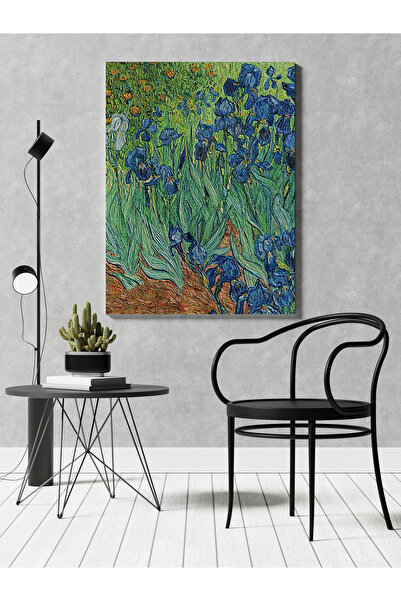 RUGSMODERN Kanvas Tablo Pastel Boyalı Bitki Temalı Modern Tablo