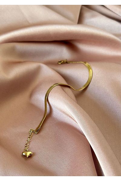 kai collection Gold Color Italian Chain Steel Bracelet