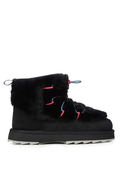 EMU TAYLOR Size Black Leather Women's Boots - 39