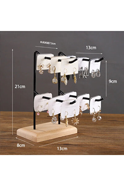 Tiydem Küpe, bileklik, bilezik, anahtarlık, standı, masaüstü Organizer, Metal Takı Standı Organizeri