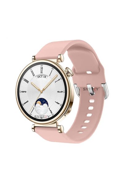 Sneezy متوافق مع ساعة Huawei Watch Gt4 مقاس 41 ملم مقاس 18 ملم من السيليكون بإبزيم ناعم من Purelux بتصميم رياضي متين