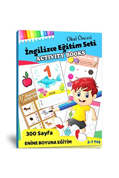 Enine Boyuna Eğitim مجموعة تعليم اللغة الإنجليزية لمرحلة ما قبل المدرسة (كتاب...