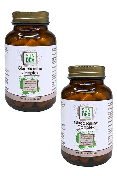 Sun Dex Family Health Since 2021 2 Pack Glucosamine Complex 60 Herbal Capsules