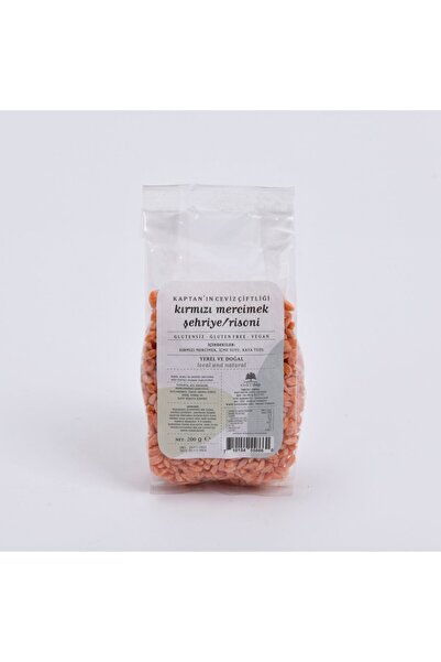 Kaptan`ın Ceviz Çiftliği Kırmızı Mercimek Şehriye - Risoni