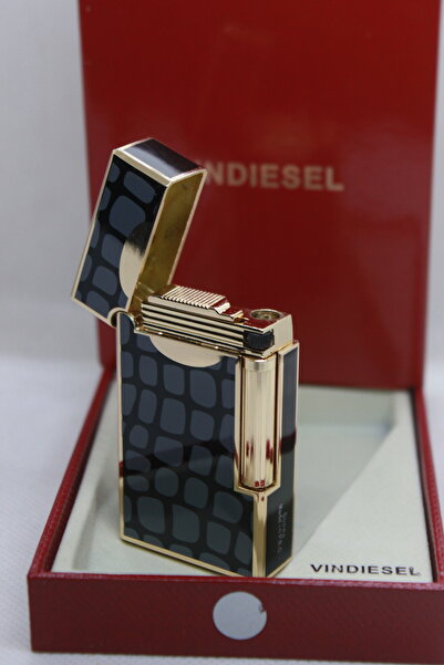 Vindiesel Kutulu Yandan Çarklı Dupont Tarzı Gazlı Çakmak