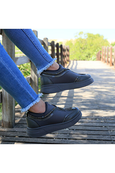 Mc vay Shoes Pantofi sport gri pentru damă - Kopel Stone și Stretch Detaliat