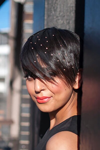 HEVISS Saç Taşı Saç Simi Hair Charm Hair Glitter Pembe