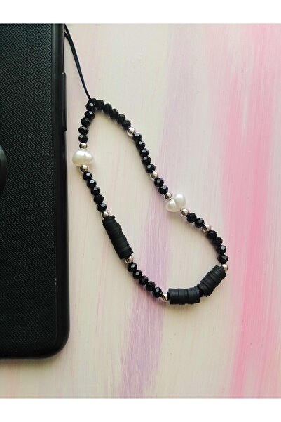 nasclaycollection فيمو سحر كريستال الخرزة اللون الأسود