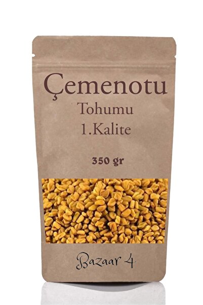 BAZAAR 4 Çemen Otu Tohumu - Çemen Tohumu - Çemenotu 350 Gr 1.kalite Taze Yeni...