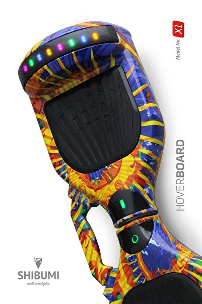 SHIBUMI Elektrikli Kaykay Hoverboard 350 Watt Kırmızı Beyaz Garantili Lityum Pil