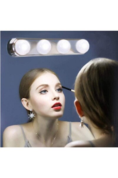 Naturex Led Ve 4 Ampul Makyaj Lambası Işıklı