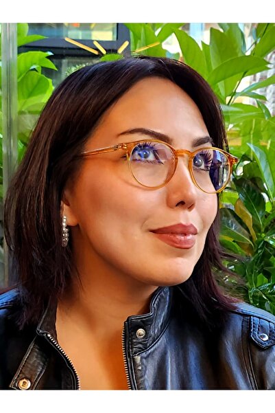 PETİTO Gama Turna Gold Unisex Mavi Işık Koruyucu Ekran Gözlüğü (49-21-145 Hafif)