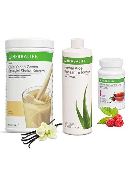 Herbalife Vanilya Shake -ahududu Çay 50 gr - Aloe Vera