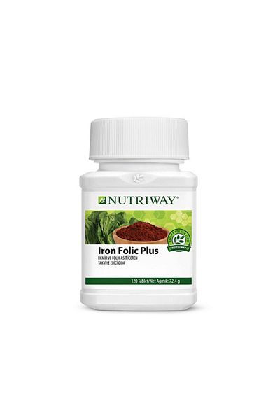 Amway Iron Folic Plus Nutriway((120 Tablet))