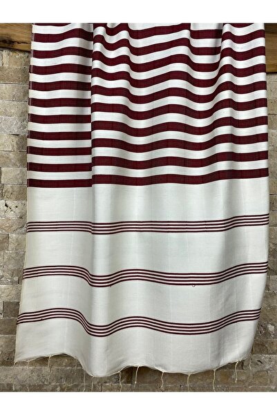 bohemian buldan بيستيمال شاطئ من الخيزران المنسوج يدويًا باللون العنابي مقاس ...