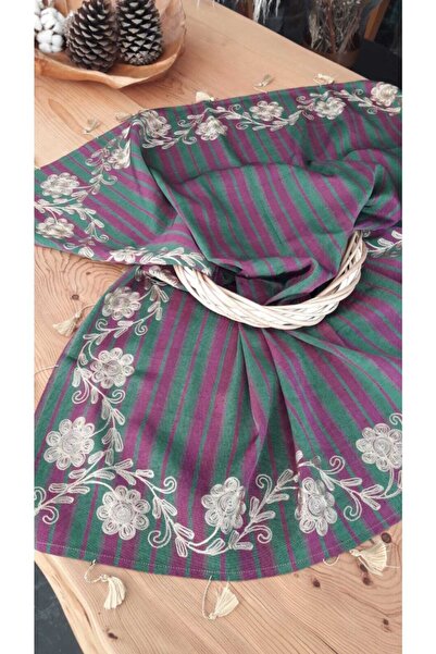 Bohemian Meydaniye Işlemeli Yöresel Antep Işi Masa Örtüsü