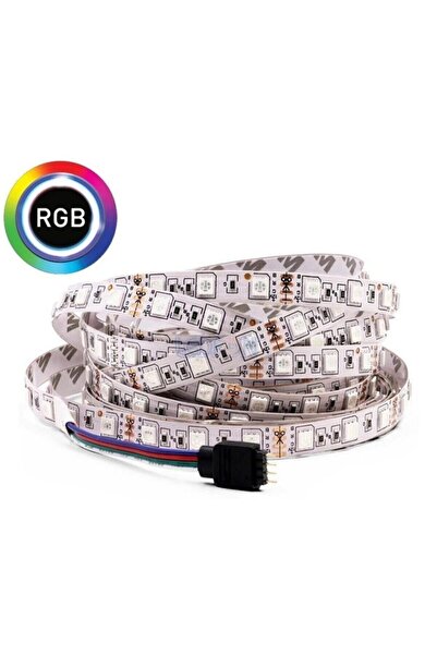 Bright Light 12v 3 Çipli Eklenebilir Rgb Şerit Led 5 Metre (TRAFOSUZ)