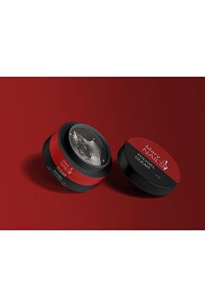 Mary Nails Kalıcı Oje Poly Jel Clear 60 Ml