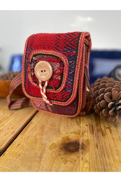 Bohemian Iran Işi El Yapımı Çok Renkli Günlük Bohem Kilim Küçük Çanta