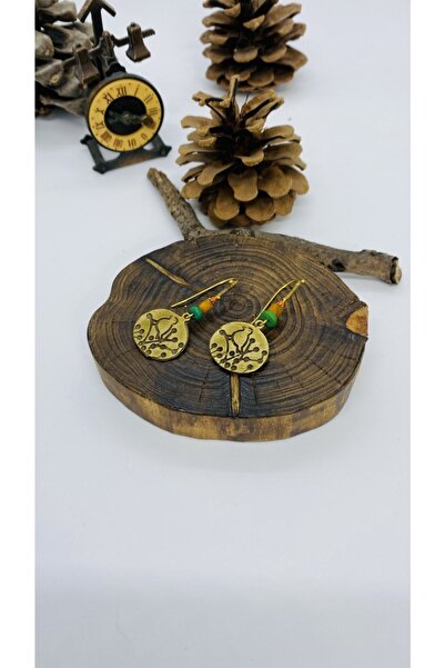 Porsuk Alternatif Handmade Ethnic Authentic Hippie Bohemian Bird Figure Earrings