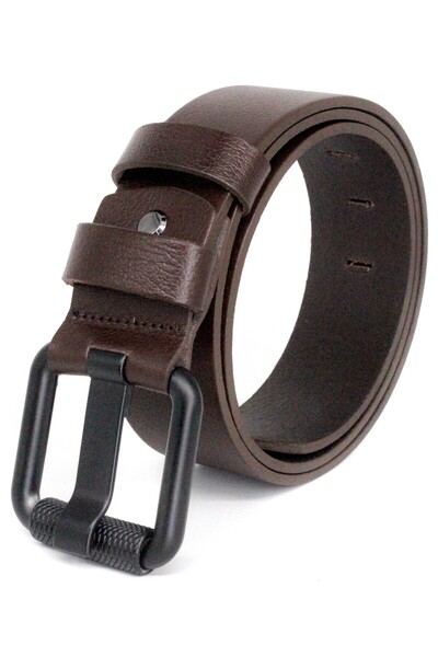 Livize Γνήσια ανδρική τζιν ζώνη μονής στρώσης Buffalo Skin 4.5